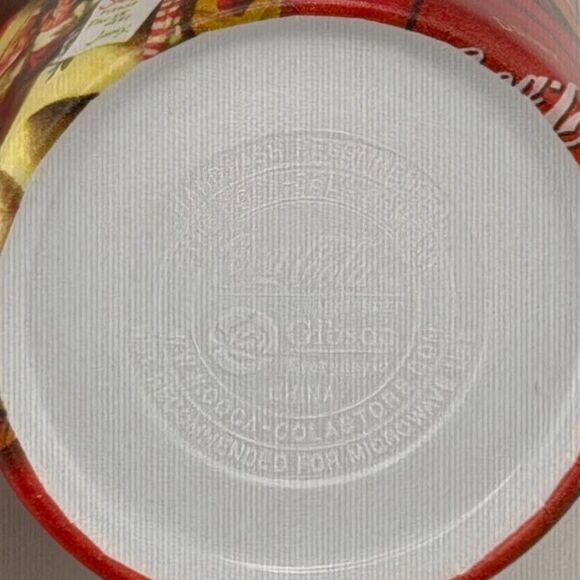 Vintage Gibson Coca-Cola Christmas Santa 5 Inch Melamine Cups, Set of 10 - Picture 12 of 12